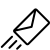 icone d'une enveloppe noir et blanc